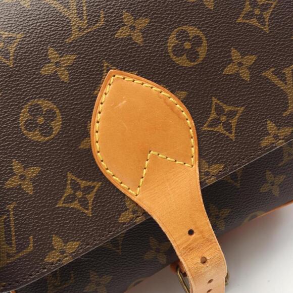 LOUIS VUITTON Brown Monogram Leather Shoulder Bag - Picture 9 of 9